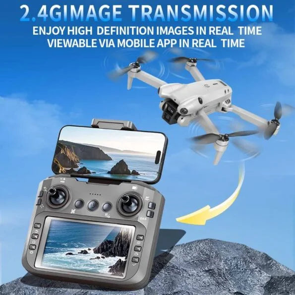 M4 Ultra Wi-Fi Drone – 1080p HD Camera, One-Key Takeoff & Return