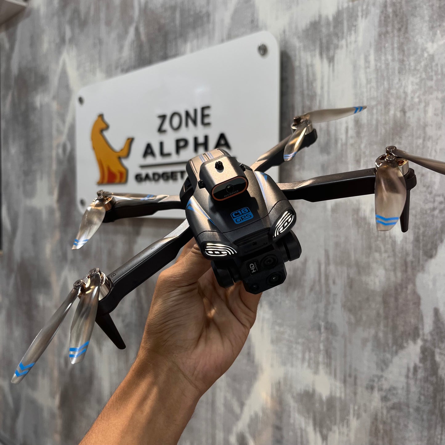 C18 Foldable HD Camera Drone with 1080p