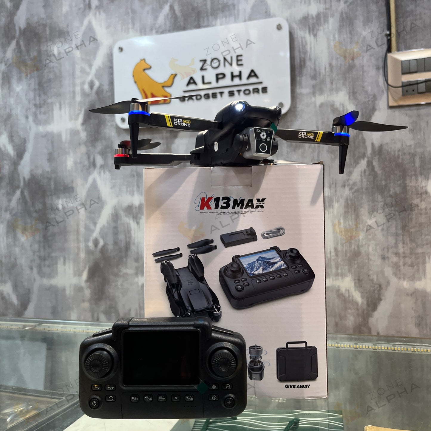 K13 Foldable WiFi FPV Drone – 4K Camera, Altitude Hold, One-Key Return