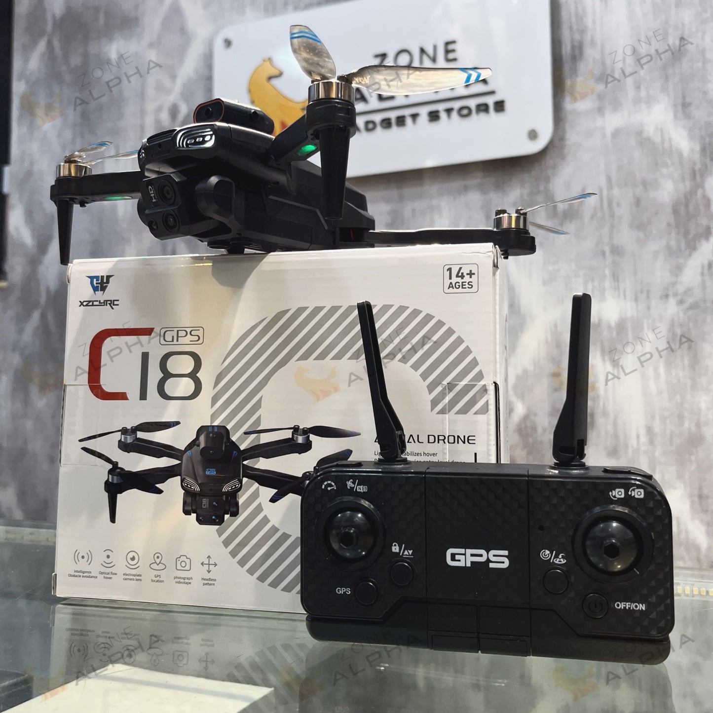 C18 Foldable HD Camera Drone with 1080p
