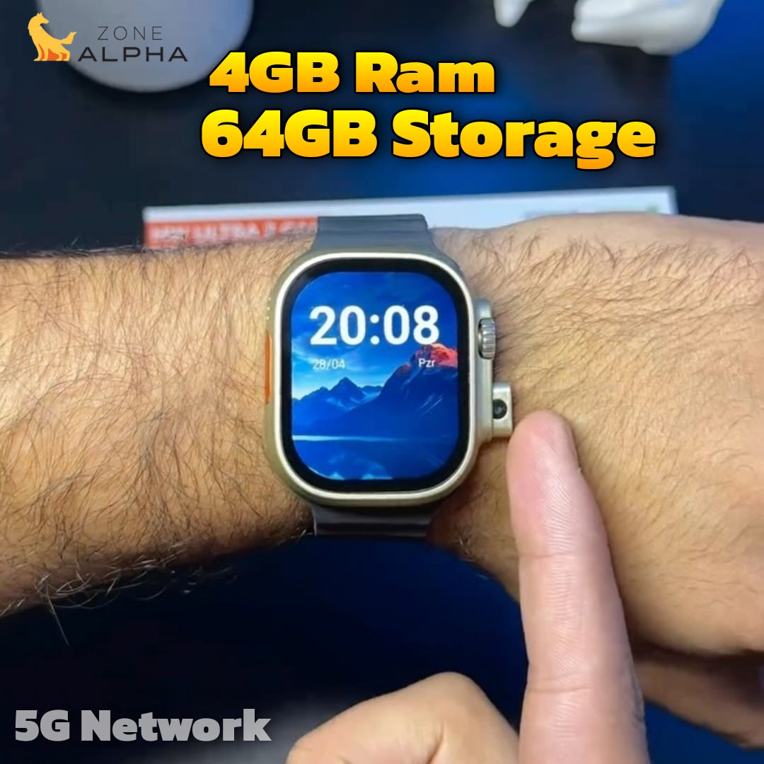 Buy HW Ultra Call 5G Android Smartwatch: Dual Camera Zone Alpha