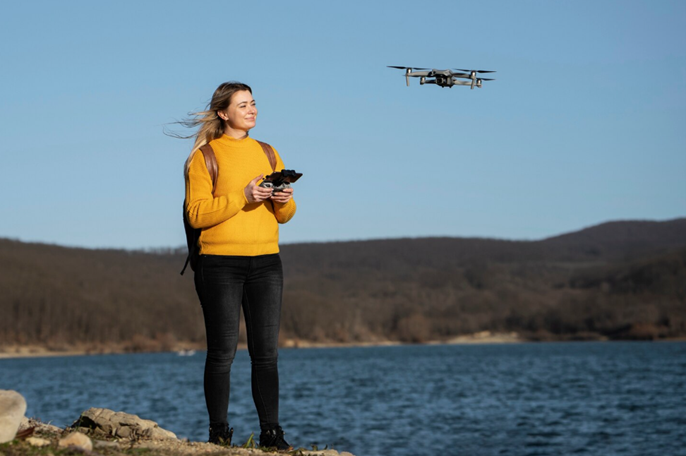 Drone For Mobile Phone