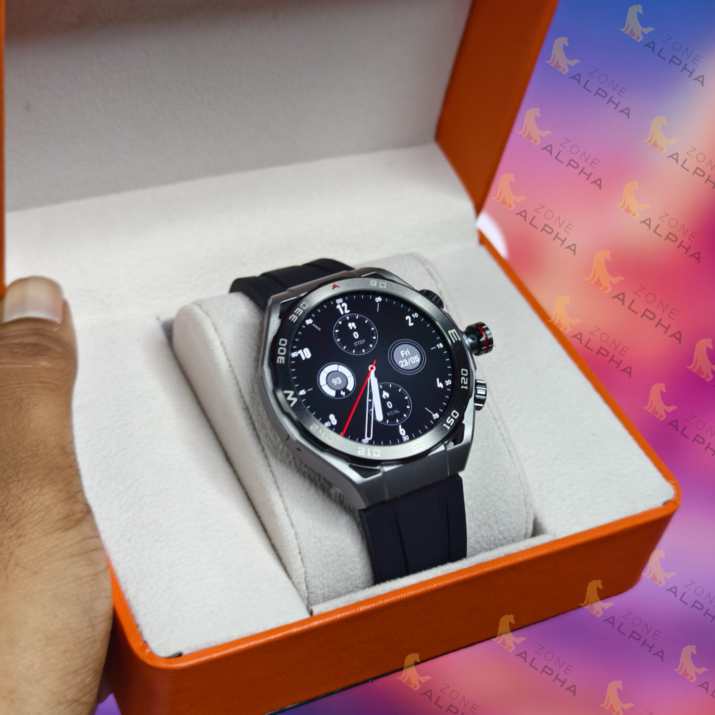 HW18 Call 2 5G Android Smartwatch with 8GB RAM, 128GB Storage, AMOLED Display & 180° Rotating Camera