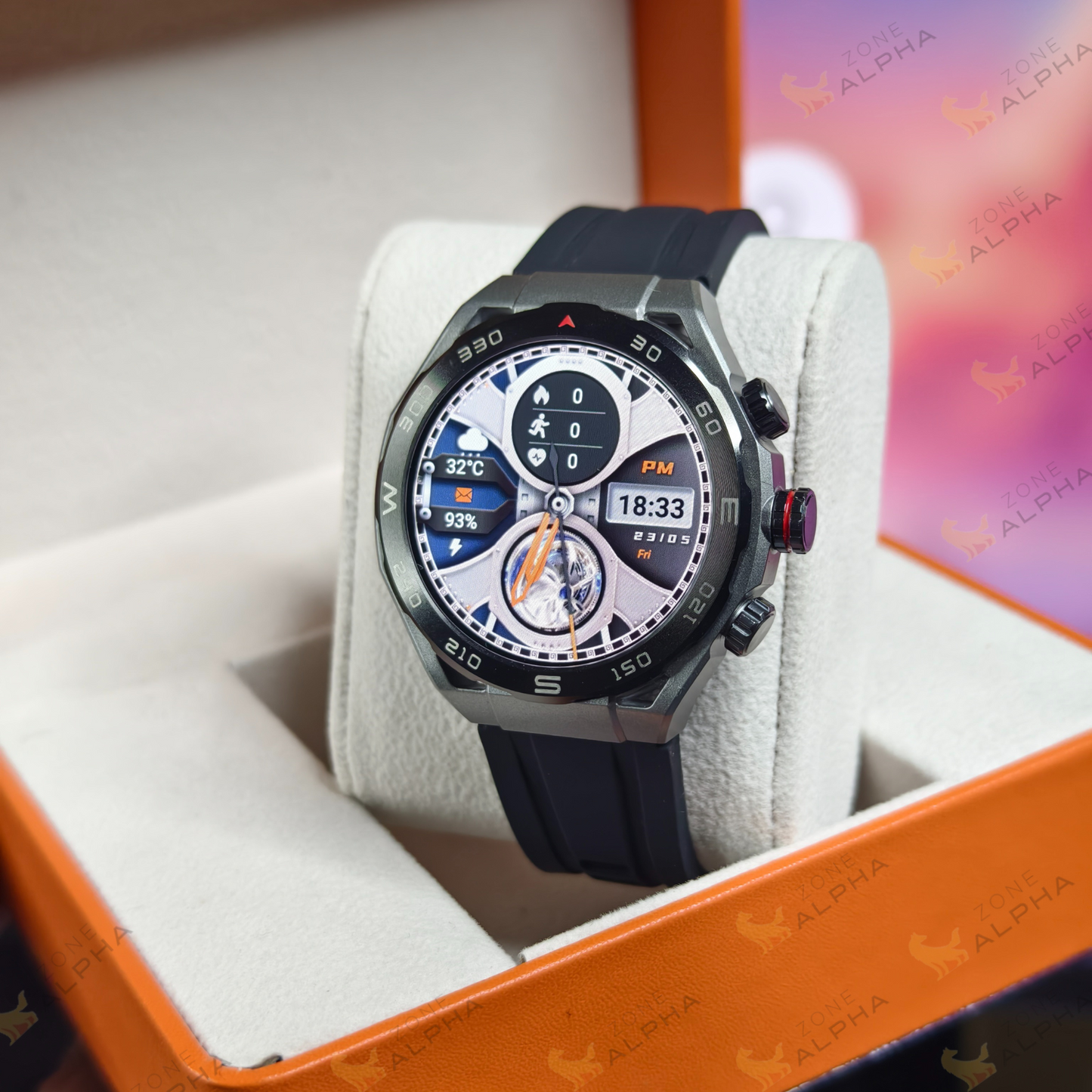 HW18 Call 2 5G Android Smartwatch with 8GB RAM, 128GB Storage, AMOLED Display & 180° Rotating Camera