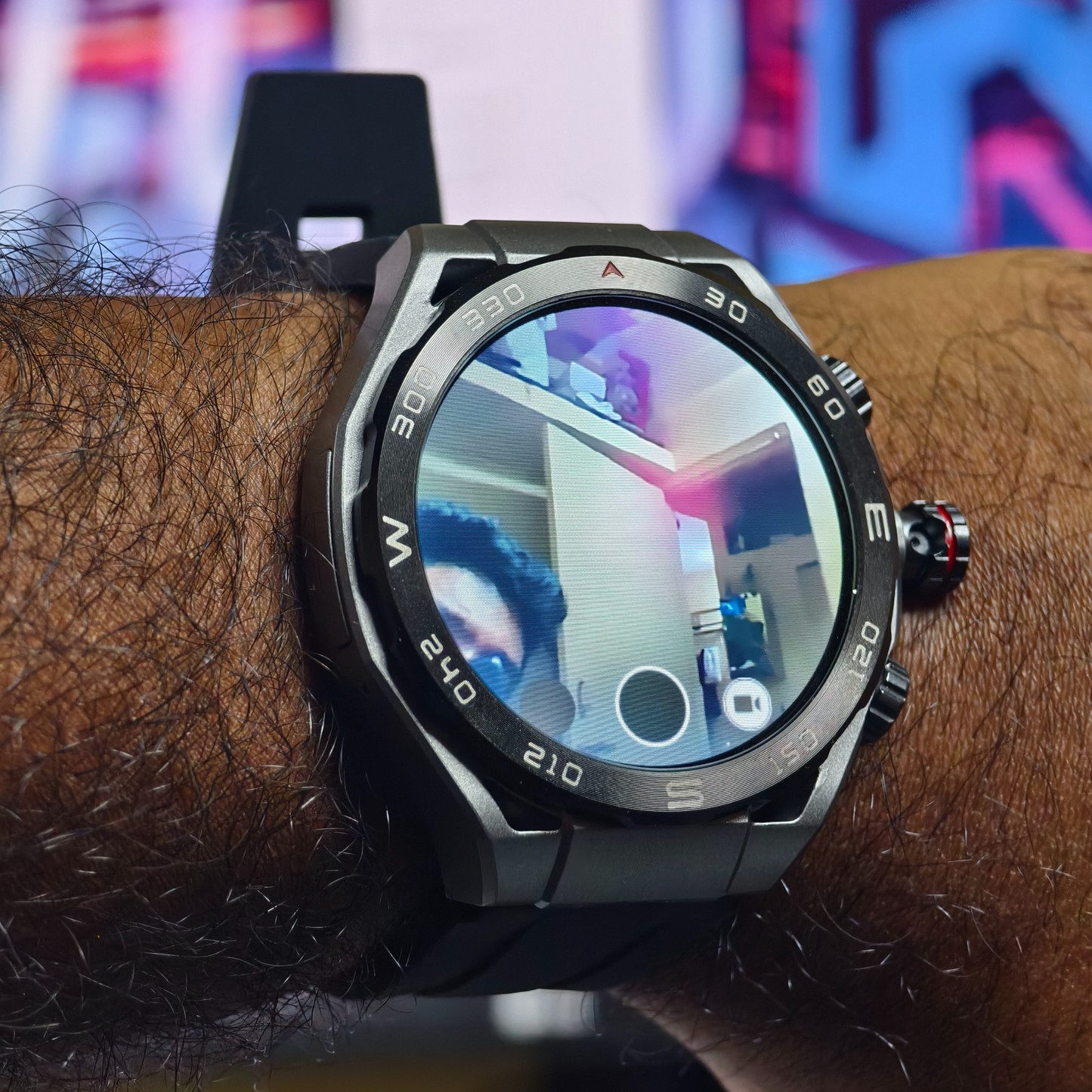 HW18 Call 2 5G Android Smartwatch with 8GB RAM, 128GB Storage, AMOLED Display & 180° Rotating Camera