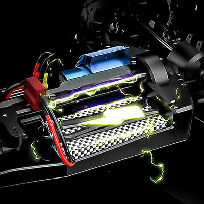 Tyga Tech Super Sonic 4x4 RC Car – Up to 50 MPH Top Speed | Made in India | Lifetime Repair Service & High-Powered Performance
