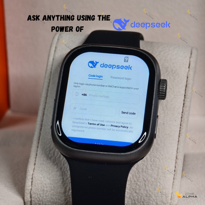 HW S10 Android Smartwatch – 8GB RAM 128GB Storage, AI-Powered with ChatGPT & Deep Seek, 3+1 Belts Included