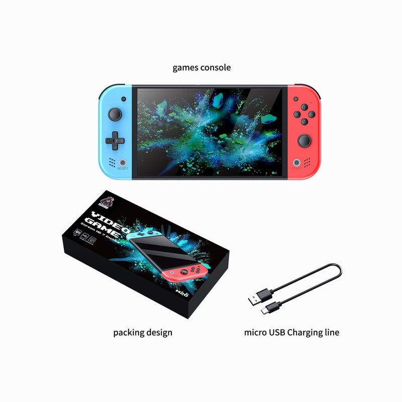 M20  Handheld Game Console Games, Wi-Fi, Double Player, 4000mAh Battery