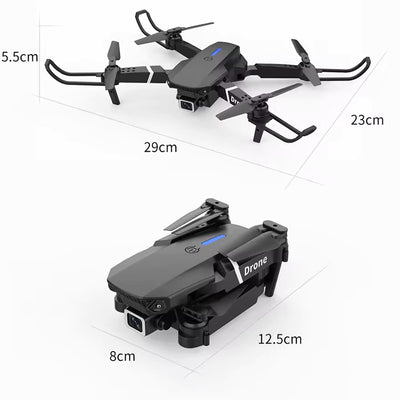 E88 Pro Drone with 4K Camera WiFi FPV 1080P HD Dual Foldable RC Drone
