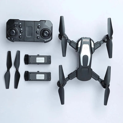 J2 Dual Foldable RC Drone with 2 Batteries | 4K Camera | Altitude Hold, Headless Mode, 360° Flips | Long Flight Time
