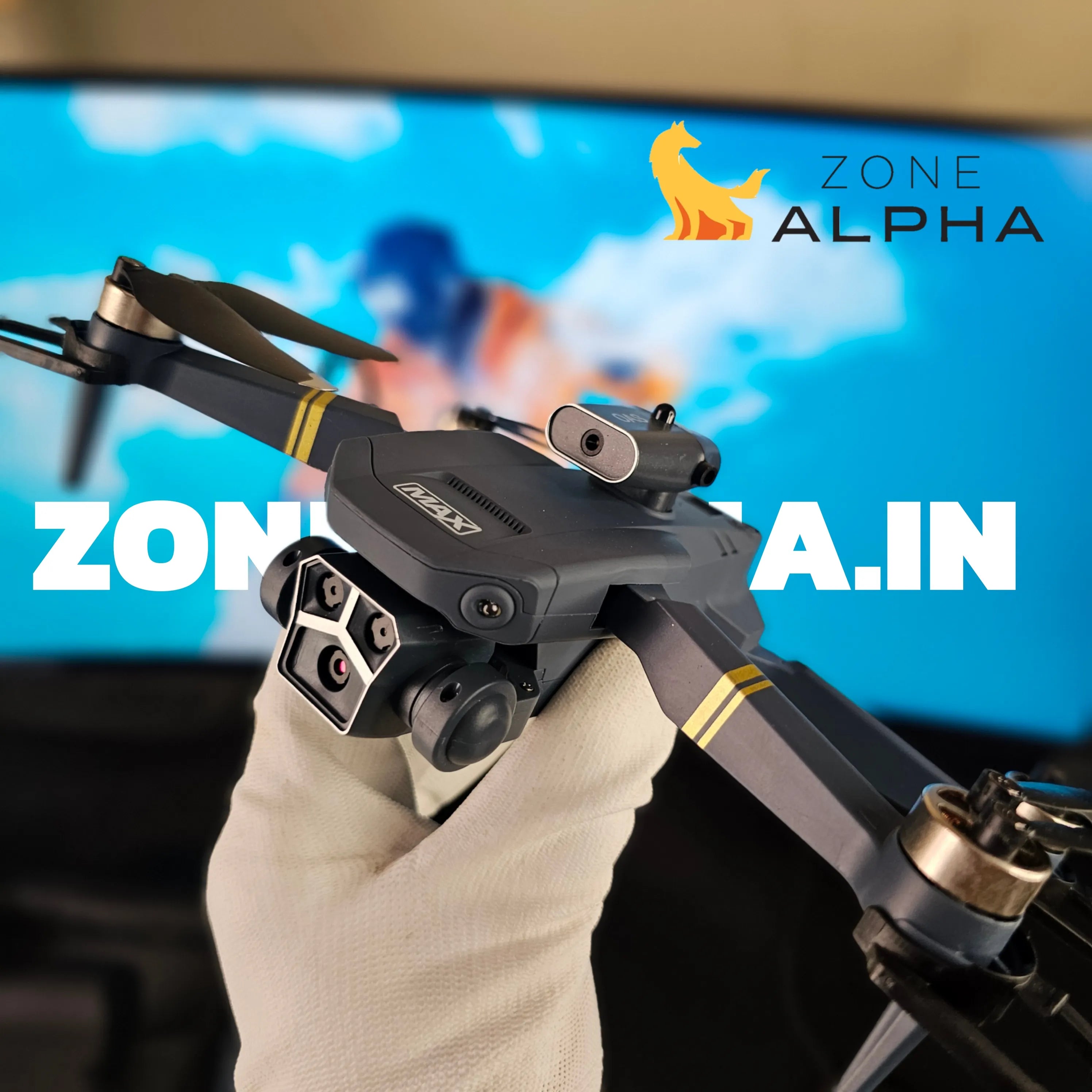 360 Degree Roll Tripe Camera Rotating Drone – Zone Alpha