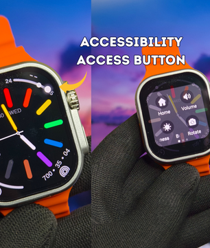 CD21/S21 Android Smart Watch – Super AMOLED Display, 8GB RAM, 128GB Storage, Side Fingerprint Sensor, 180° Rotating 12MP Camera