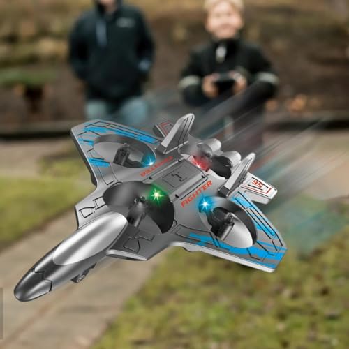 Futuristic Space Fighter Model – Detailed Interstellar Spacecraft with LED Lights & Display Stand