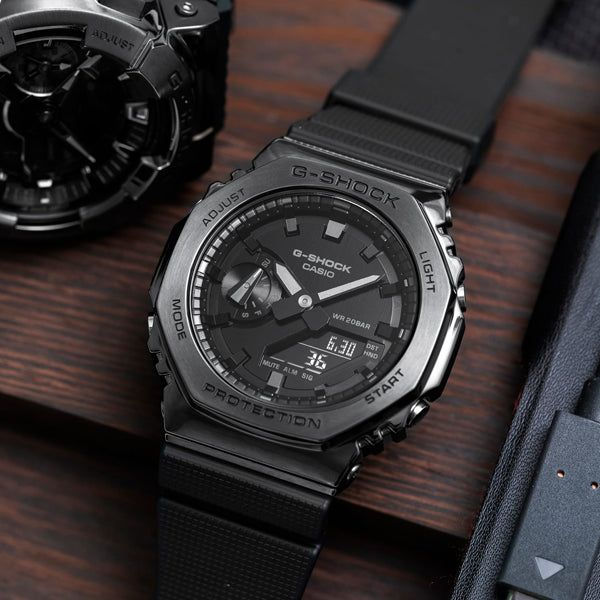 Premium Octa Metal Sport Watch – Black Edition | The Power of Precision
