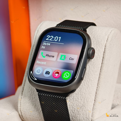HW S10 Android Smartwatch – 8GB RAM 128GB Storage, AI-Powered with ChatGPT & Deep Seek, 3+1 Belts Included