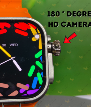 CD21/S21 Android Smart Watch – Super AMOLED Display, 8GB RAM, 128GB Storage, Side Fingerprint Sensor, 180° Rotating 12MP Camera