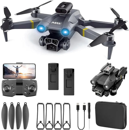 M3 Max Brushless Drone With Gimbal Camera with 2 Battery Free