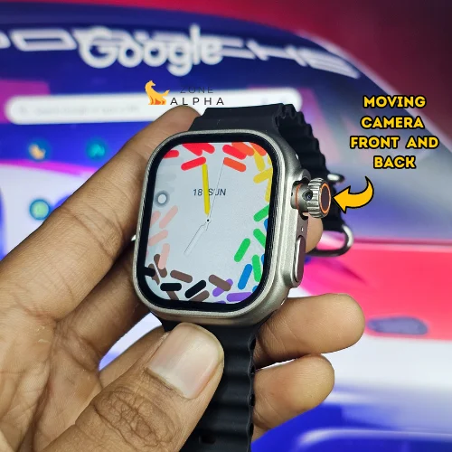 S12 Ultra Android Smartwatch With Rotating Camera