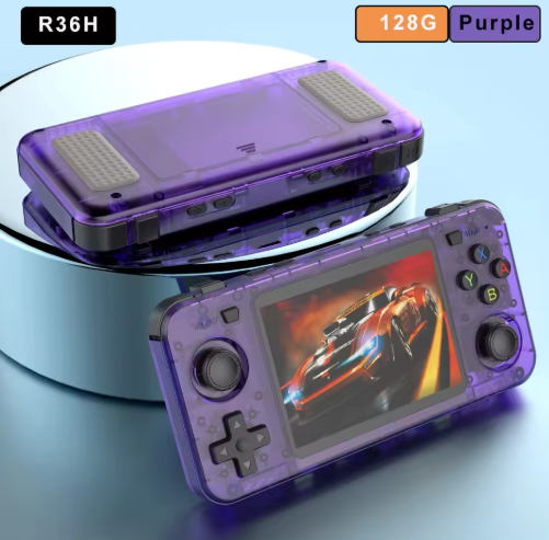 R36H Retro Handheld Game Console – 64GB, 20,000+ Games, 3.5" IPS, RK3326 Quad-Core, Dual Joysticks, Linux OS, 3000mAh Battery