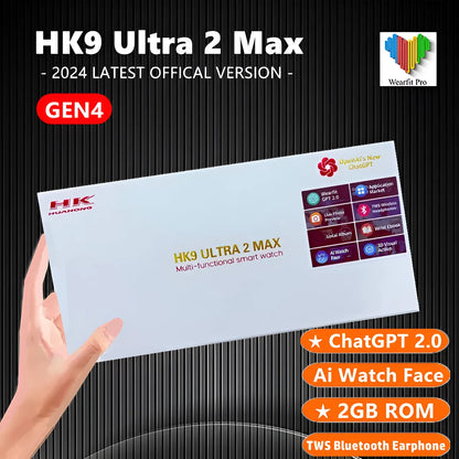 Hk9 Ultra 2 Max With Gallery Sync & Tws Connectivity 2024