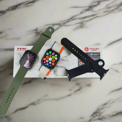 HK 9 Pro Max Plus Super Amoled Display Smartwatch With ChatGPT⚡