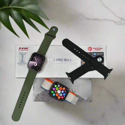 HK 9 Pro Max Plus Super Amoled Display Smartwatch With ChatGPT⚡