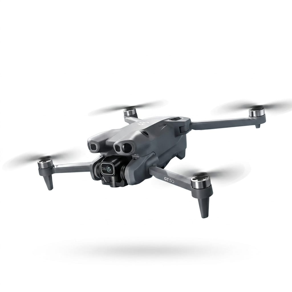 GT50 Pro Mini Drone with Remote Display – Dual Camera 4K HD, Foldable & Portable Design