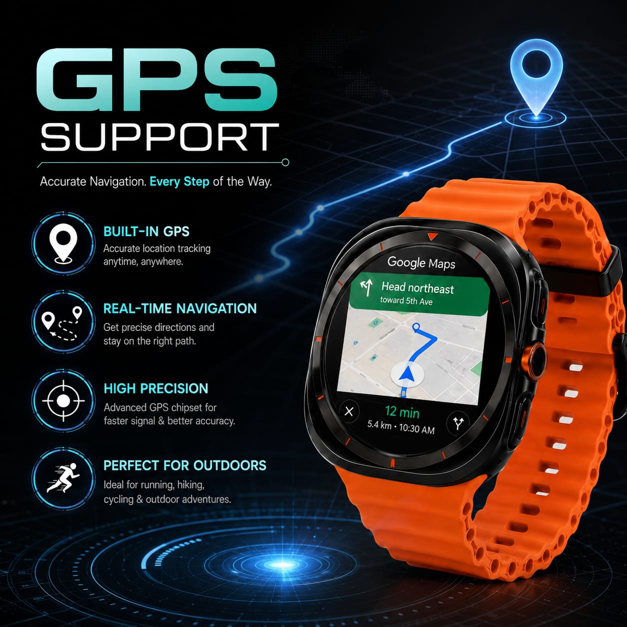 Kalobee U8 Watch 7 Ultra SUPER AMOLED Android 5G – Zone Alpha