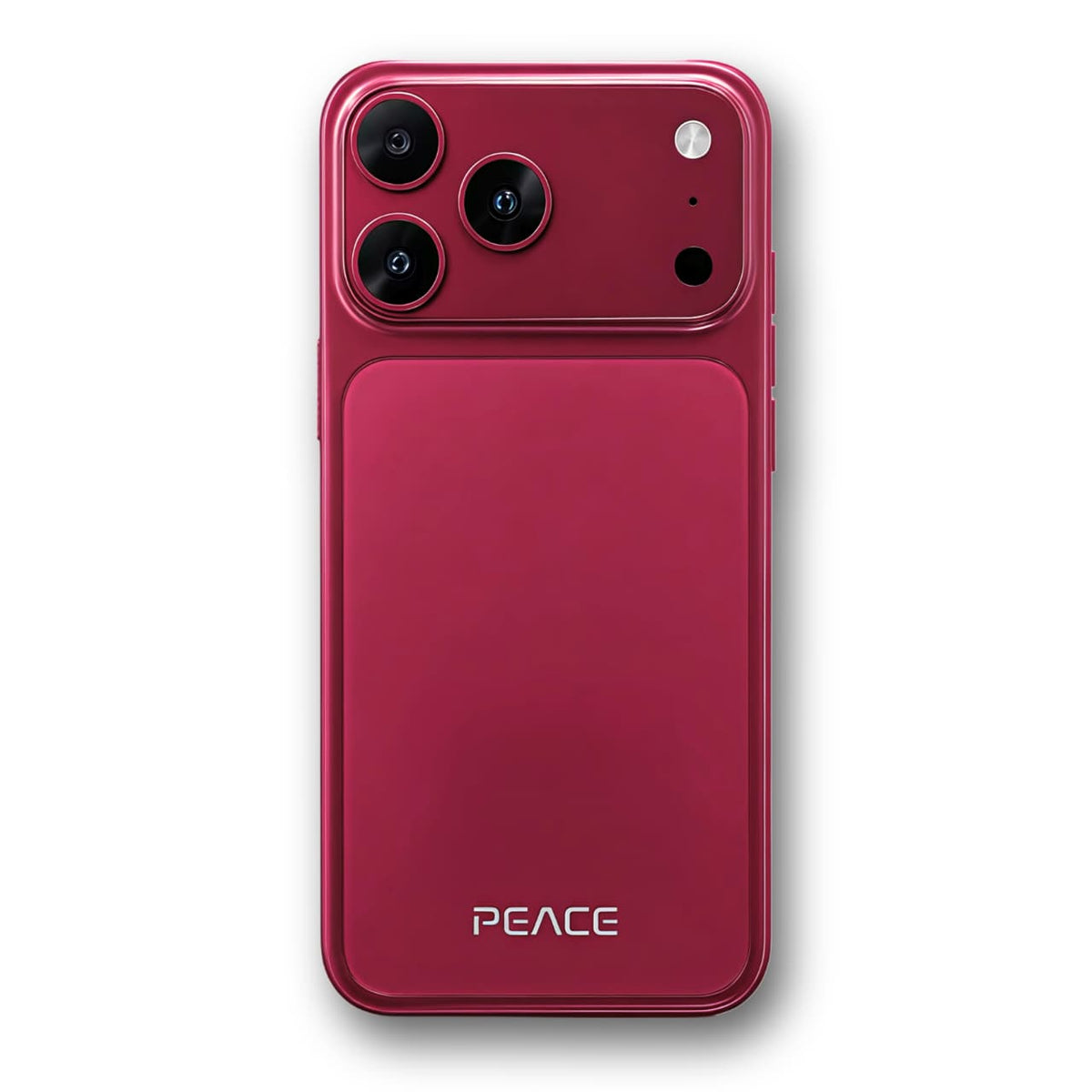 PEACE 18 Pro Max 5G Smartphone – 6.6″ Display, Burgundy | Premium Android Phone