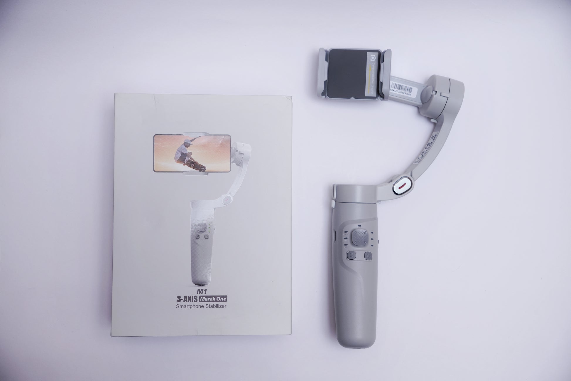 M1 Merak One 3-Axis Gimbal | Pro Smartphone Stabilizer for Vlogging + FREE ANC BUDS