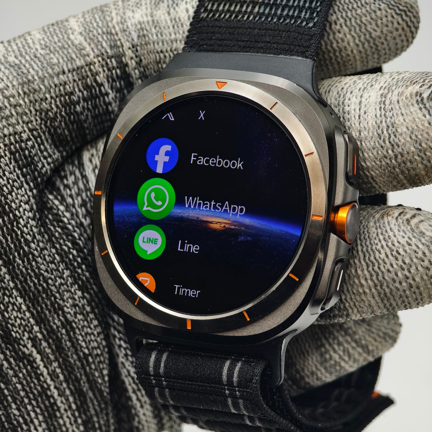 HK28 Ultra |  SUPER AMOLED | BT 5.0 Connection Smartwatch