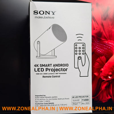 4k Smart Projector | Android 2000 Lumens | 180 Degree Rotational