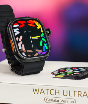 CD21/S21 Android Smart Watch – Super AMOLED Display, 8GB RAM, 128GB Storage, Side Fingerprint Sensor, 180° Rotating 12MP Camera