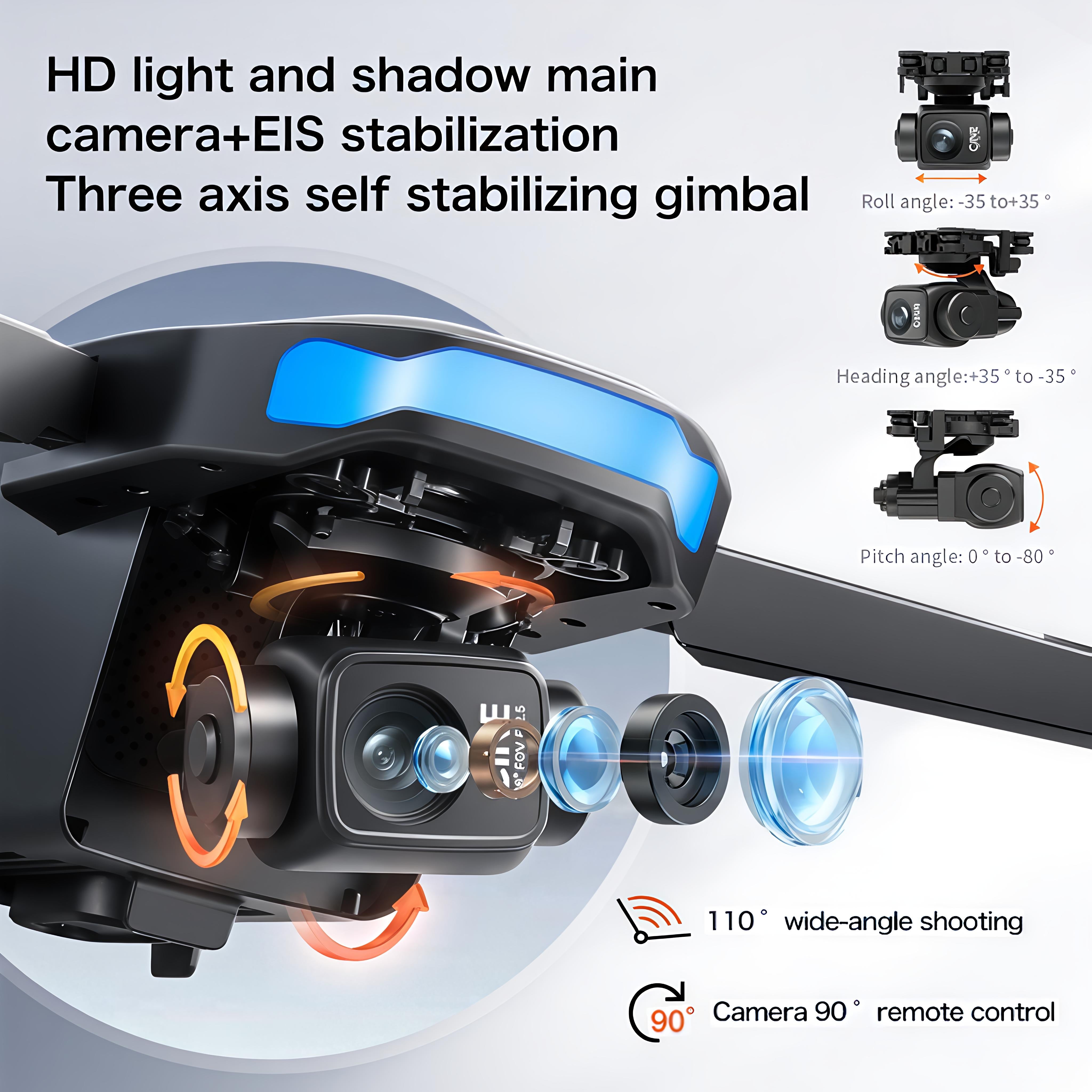 SX-01 GPS Drone with 3 Axis Gimbal | 4K High Quality with 4 KMS Range