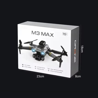 M3 Max Brushless Drone With Gimbal Camera with 2 Battery Free