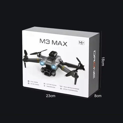 M3 Max Brushless Drone With Gimbal Camera with 2 Battery Free