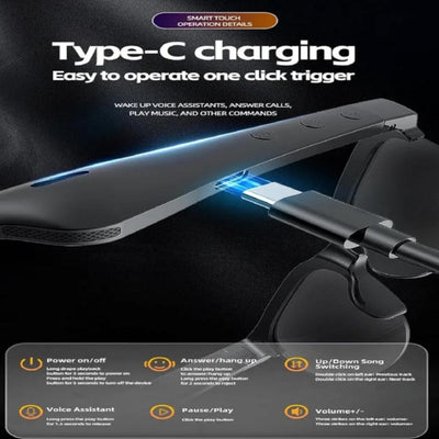 Bluetooth 5.3 Travel Sunglasses – Smart Wearable with Audio & Call Support