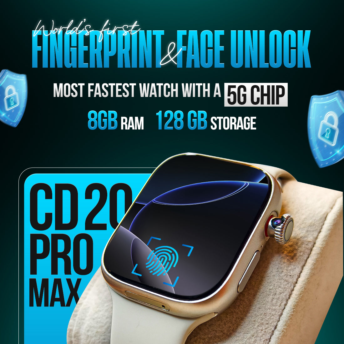 CD 20 Pro MAX / S20 Pro MAX Android Smartwatch