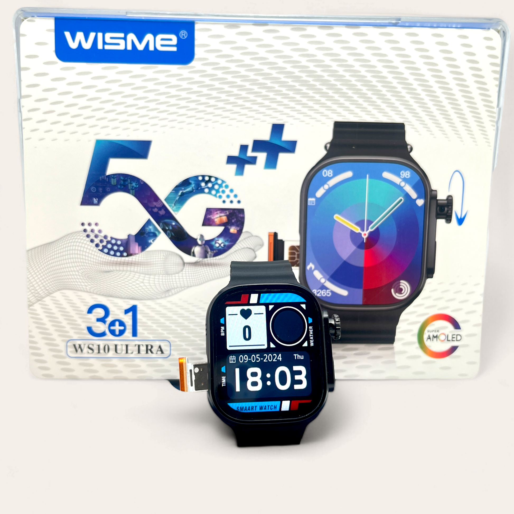 WS10 Ultra Smartwatch Stylish Feature, Packed