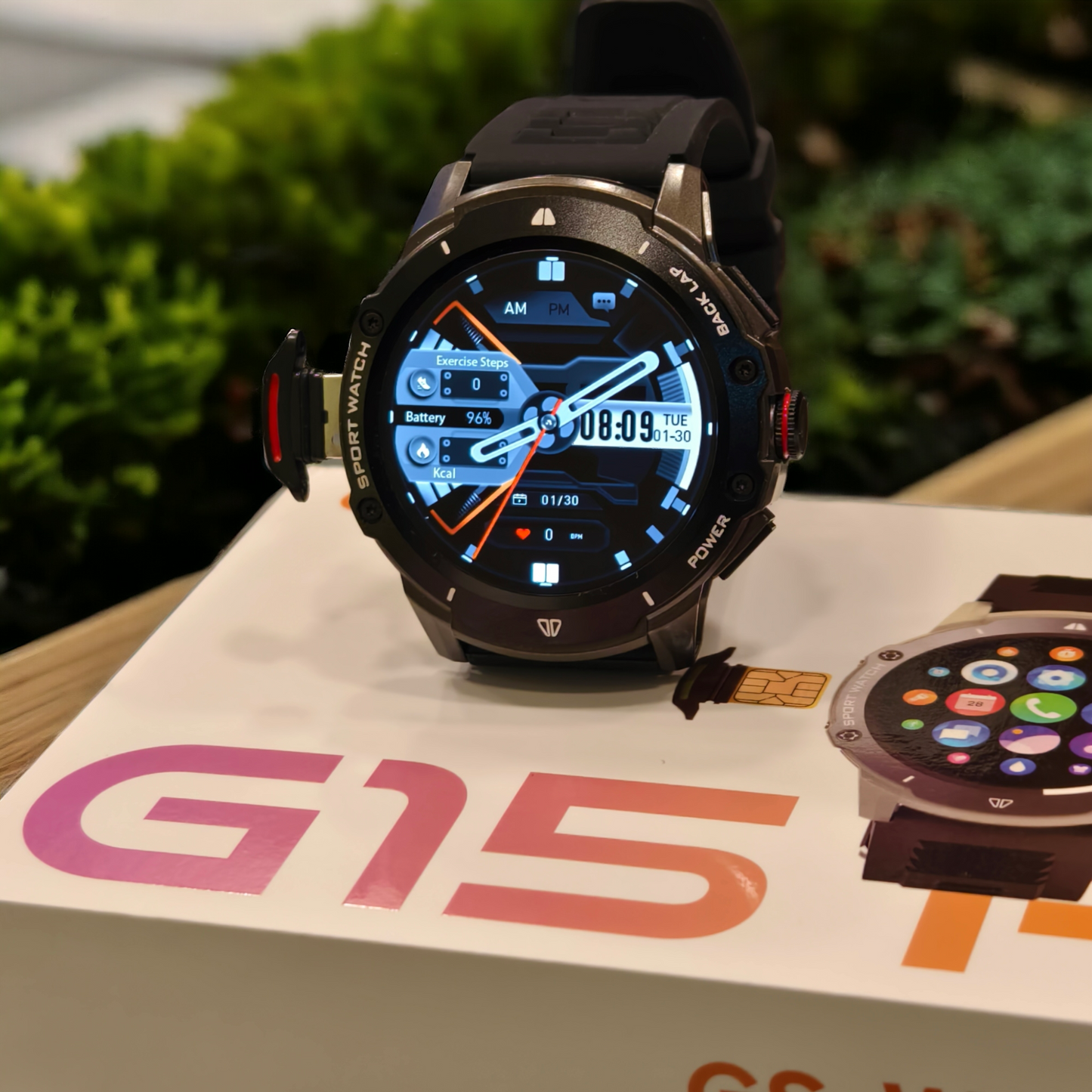 G15 Pro 5G Android Amoled Camera Smartwatch 2GB/32GB