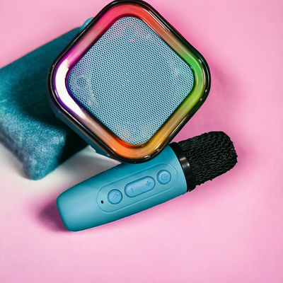 CROWN K12 COMBO | Karaoke Mic + RGB Lights Speaker
