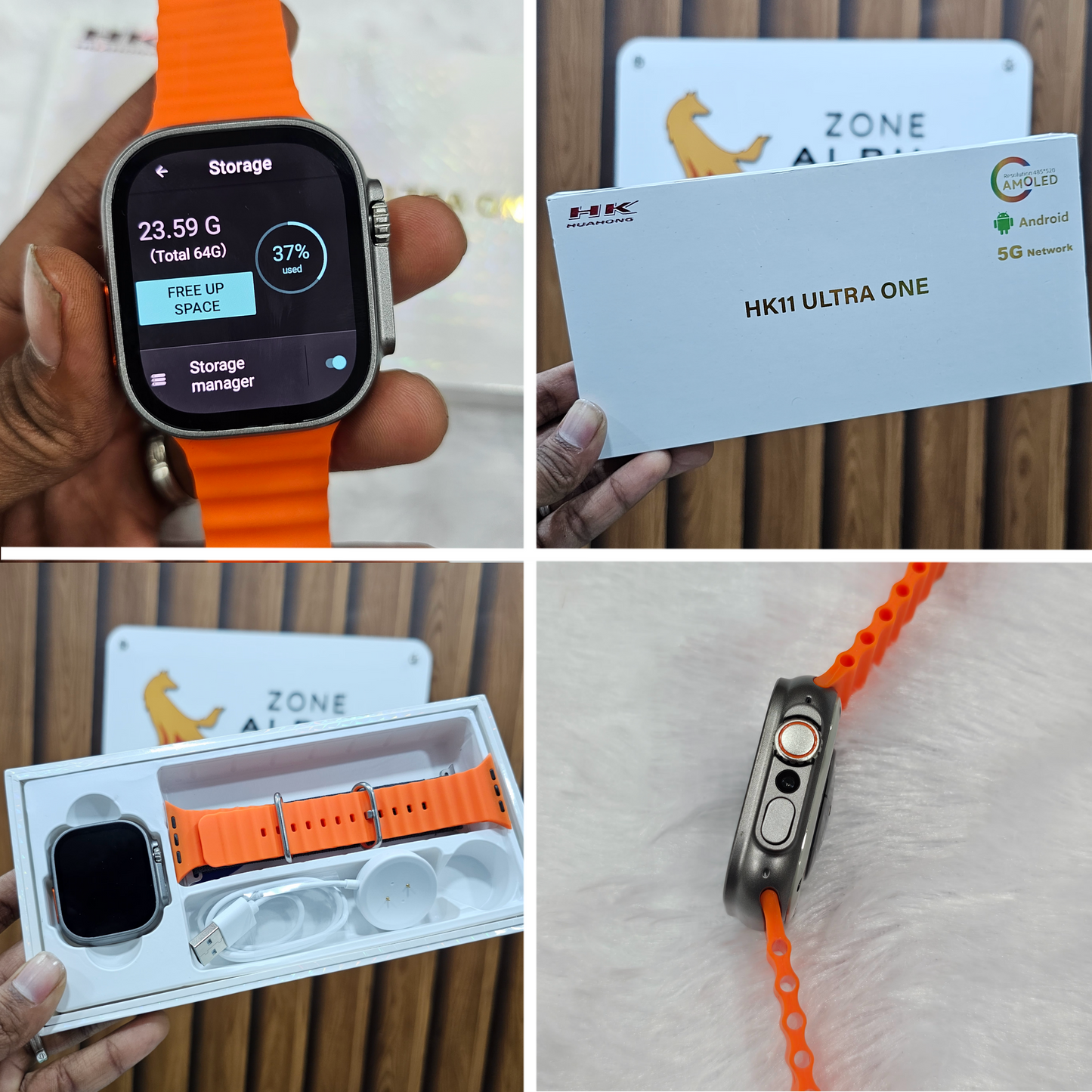 HK11 Ultra One 5G | 4GB + 64GB Super Android Smartwatch
