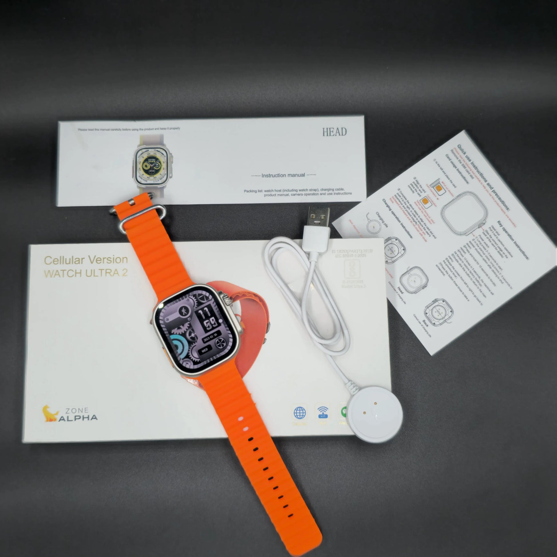 S18 Ultra 2 2GB 32GB Android SmartWatch Rotating Camera Zone Alpha