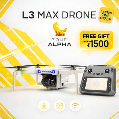 L3 Max GPS 3-Axis Gimbal with 1080p HD Camera | Dual Battery | Long Flight Time | HD Remote & One Key Return