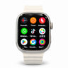 HW S10 Call (Silver) 5G Android Smartwatch with 180° Rotating Camera, 8GB RAM + 128GB Storage & 3 Straps