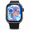 HW S10 Call (Black) 5G Android Smartwatch with 180° Rotating Camera, 8GB RAM + 128GB Storage & 3 Straps