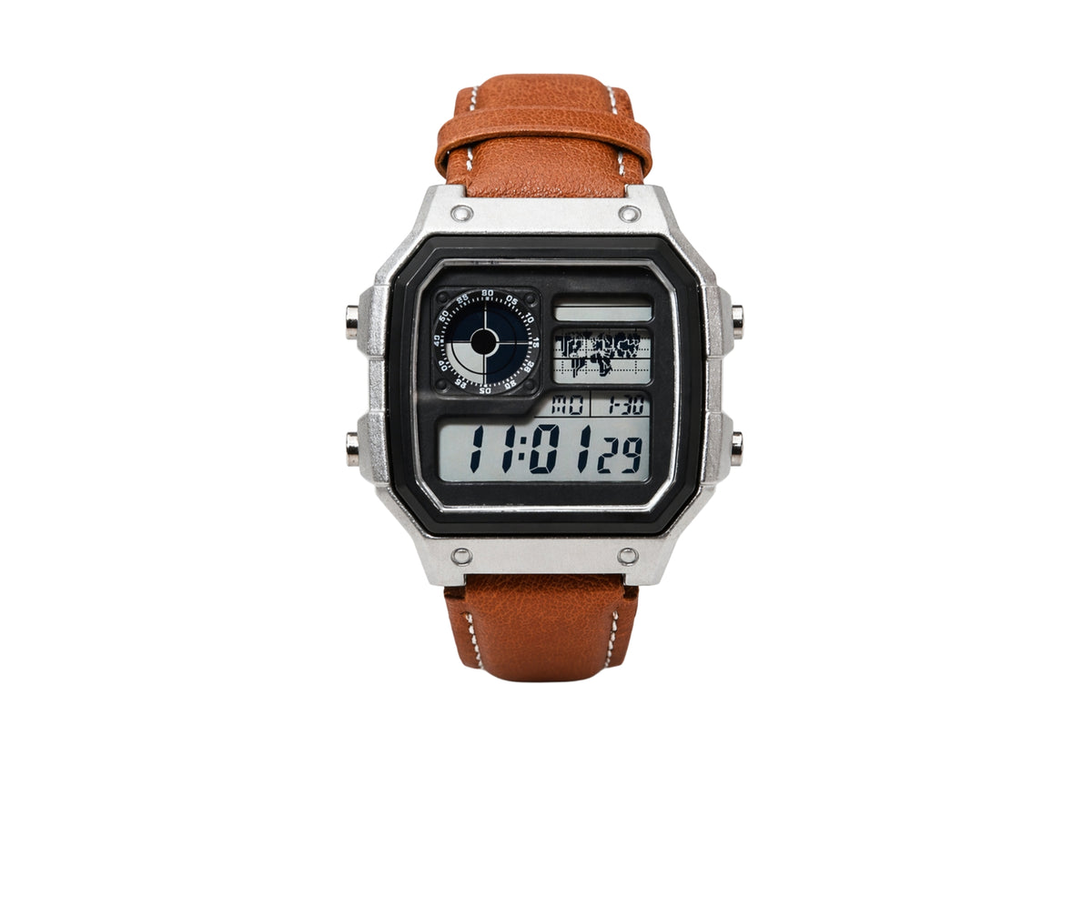 Illuminator World Time Digital Watch