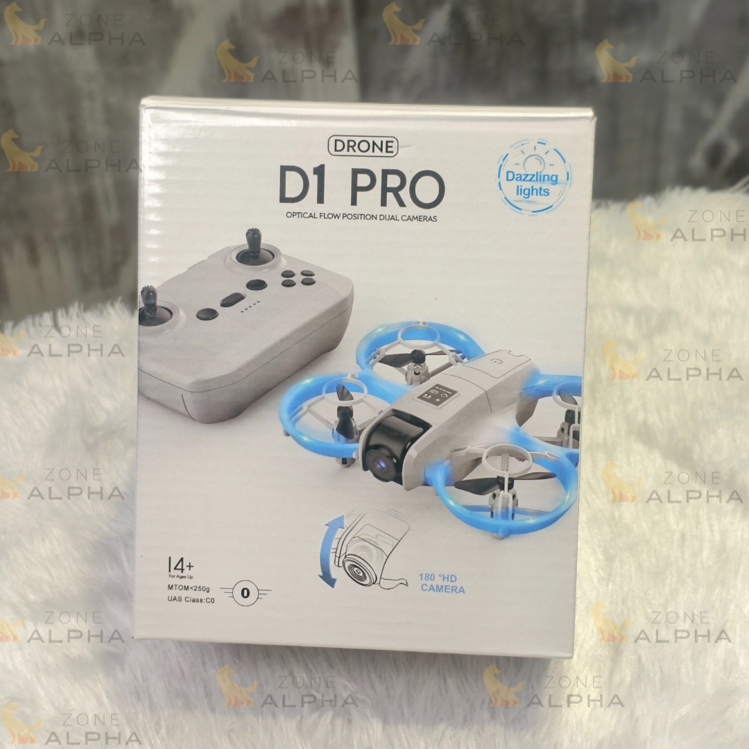 D1 Pro Smart Drone with 1800mAh Battery, 360° Stunts & Remote