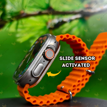 CD21/S21 Android Smart Watch – Super AMOLED Display, 8GB RAM, 128GB Storage, Side Fingerprint Sensor, 180° Rotating 12MP Camera