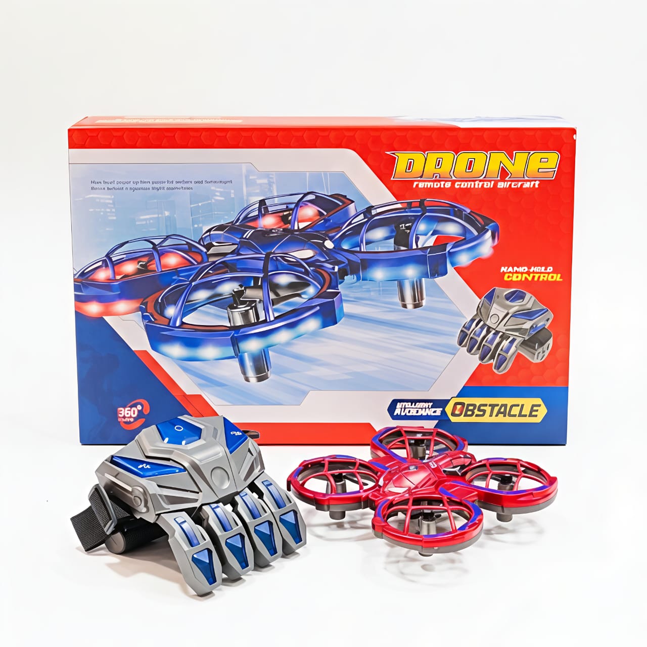 Spider Hand Control RC Drone for Kids | LED Flying Toy | Gesture Control | Indoor & Outdoor Use